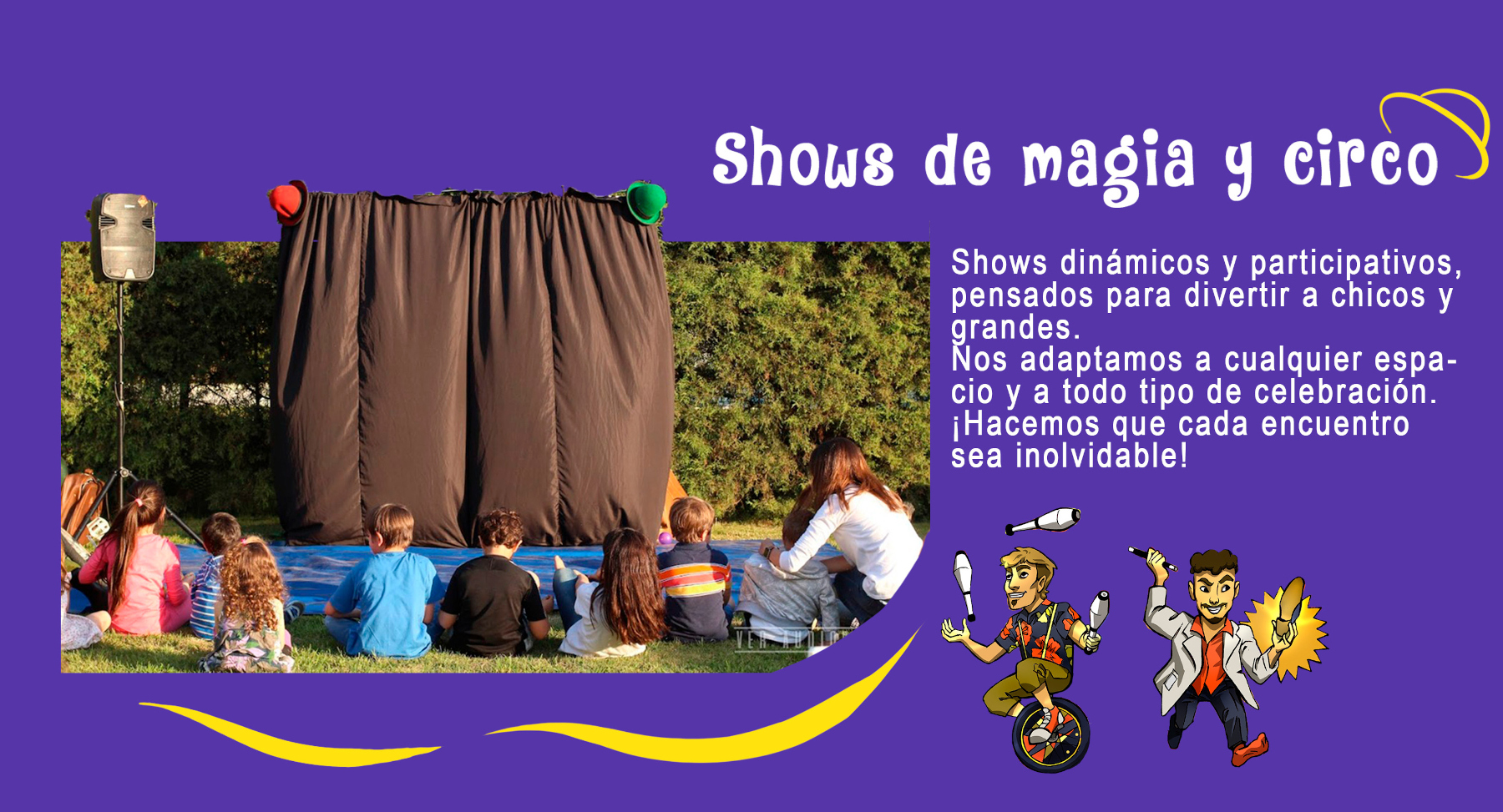 Shows de magia y circo
